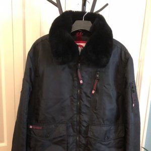 Canada Weather Gear Bomber Jacket Size L